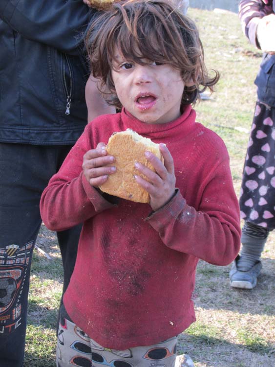 Child in Medgidia, Romania