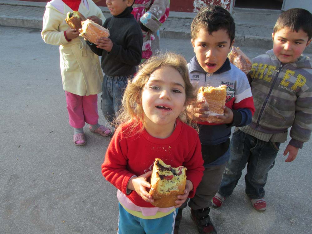 Children in Medgidia, Romania