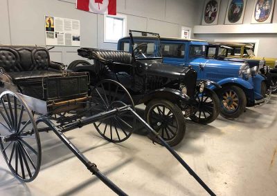 Car Artifacts at the Romanian Pioneers Museum in Boian, Alberta Canada
