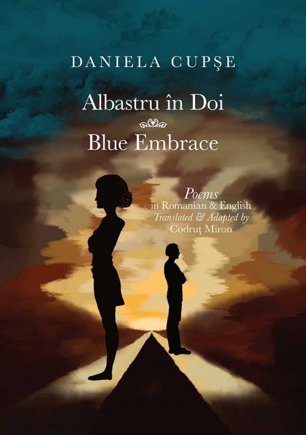 Blue Embrace poetry book , front cover